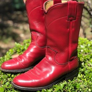 Justin- Classic Leather Roper Boots, 5B